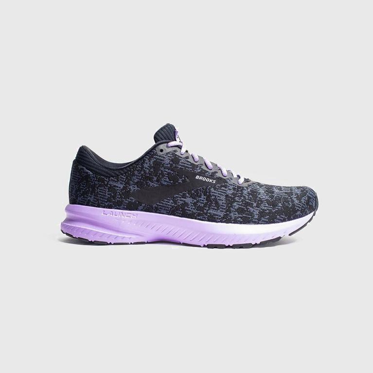 Tenis Brooks Launch 6 - Zapatillas Para Correr En Asfalto Mujer - Gris (LRXB-38645)